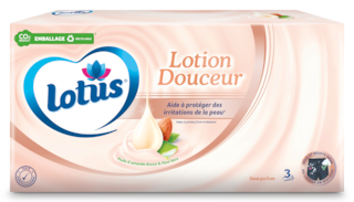 Lotus Boîte mouchoirs  Lotion