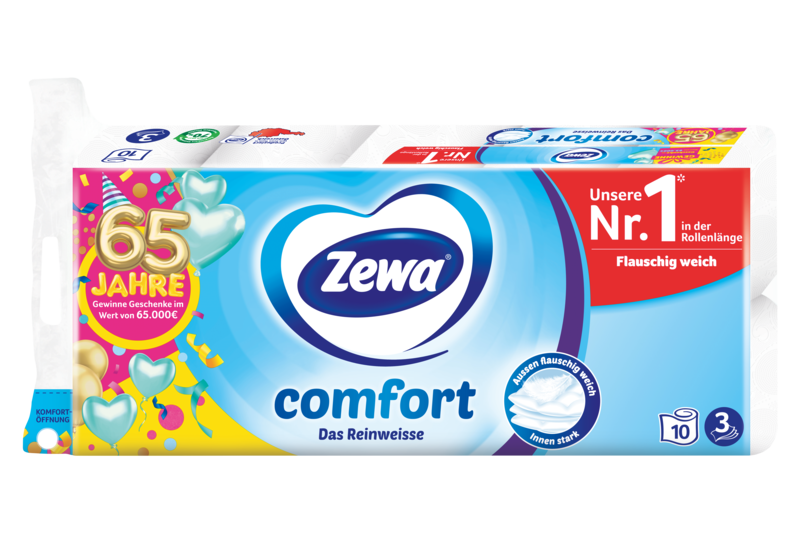 Zewa comfort Das Reinweisse