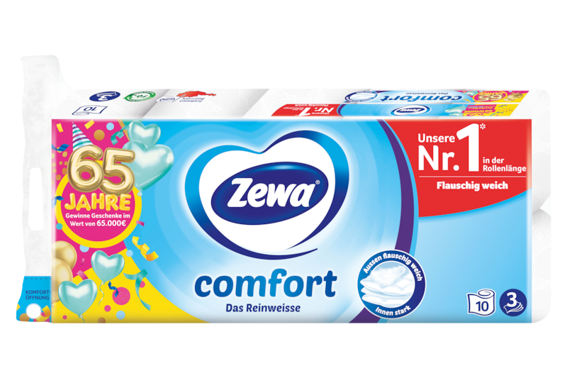 Zewa comfort Das Reinweisse