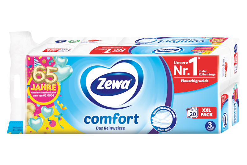 Zewa comfort Das Reinweisse