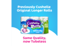 Slider thumbnail image for Cushelle Seriously Clean Tubeless Toilet Roll 6 Rolls 50% More Sheets 3