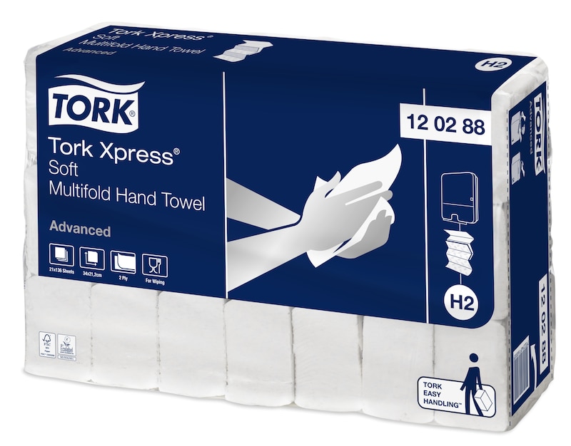Tork Xpress® Yumuşak Z Katlamalı Havlu Kâğıt