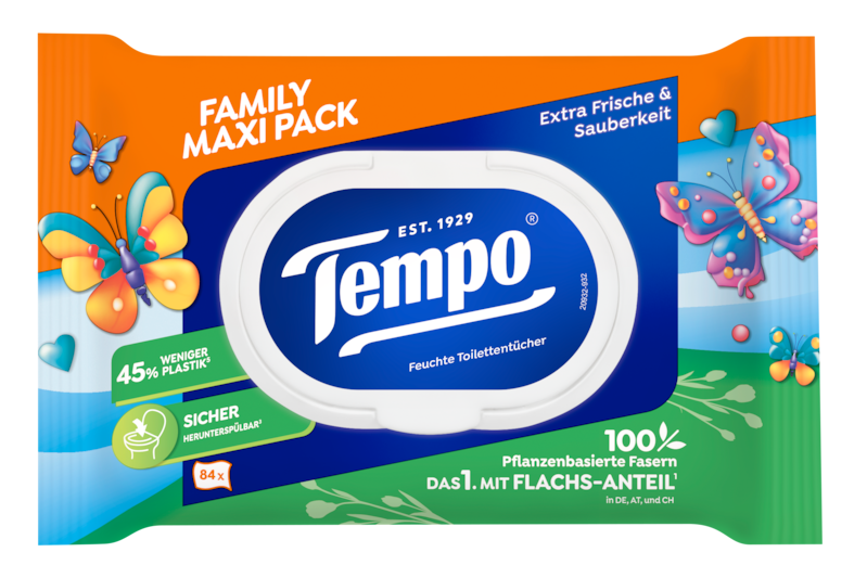 Tempo Feuchte Toilettentücher Maxi pack
