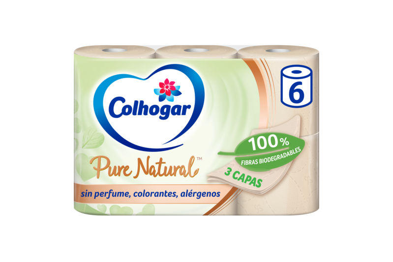Colhogar Papel Higiénico  Pure Natural