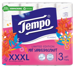 Tempo WC Papier Classic Duftedition Sandelholz 3 lagig