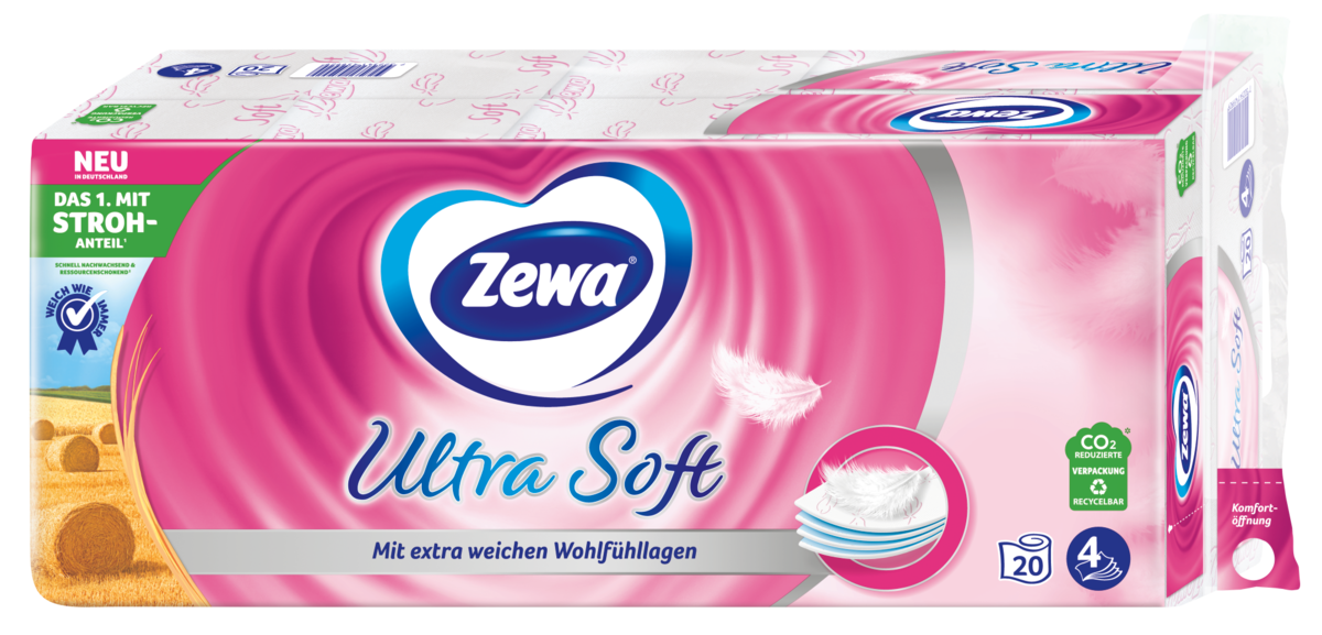 Zewa Ultra Soft mit Stroh-Anteil - Zewa