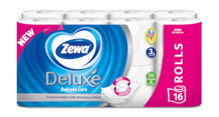 Zewa Туалетний папір  Deluxe Білий