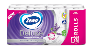 Zewa Deluxe toalettpapírral a gondoskodásért
