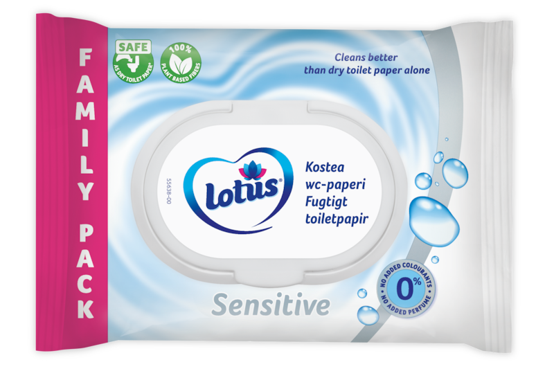Slider main image for Lotus Sensitive fugtigt toiletpapir 2
