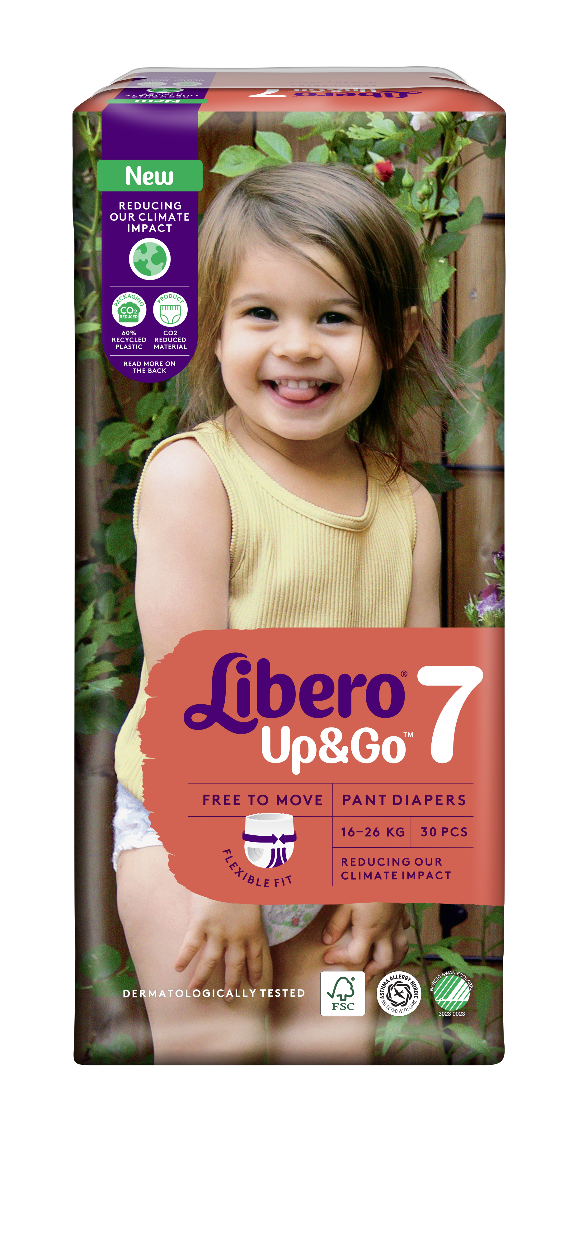 Libero UP&GO Pants 7 (16-26 Kg) - 4x16pz = 64 Pannolini