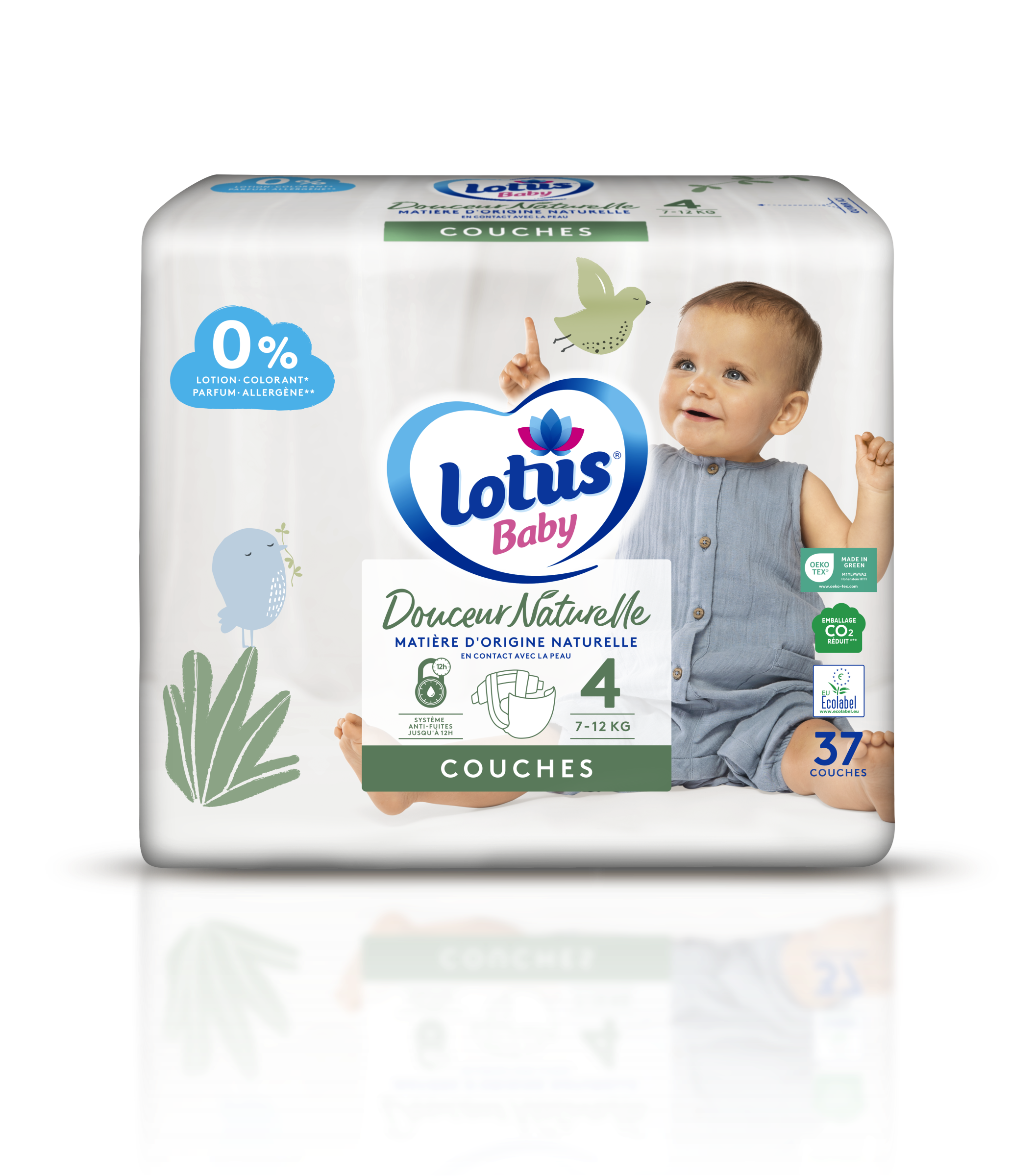 Les cotons non blanchis Pure Natural - Lotus Baby