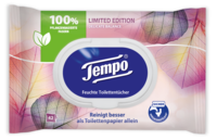 Tempo feuchte Toilettentücher limitierte Edition - Delicate Balance