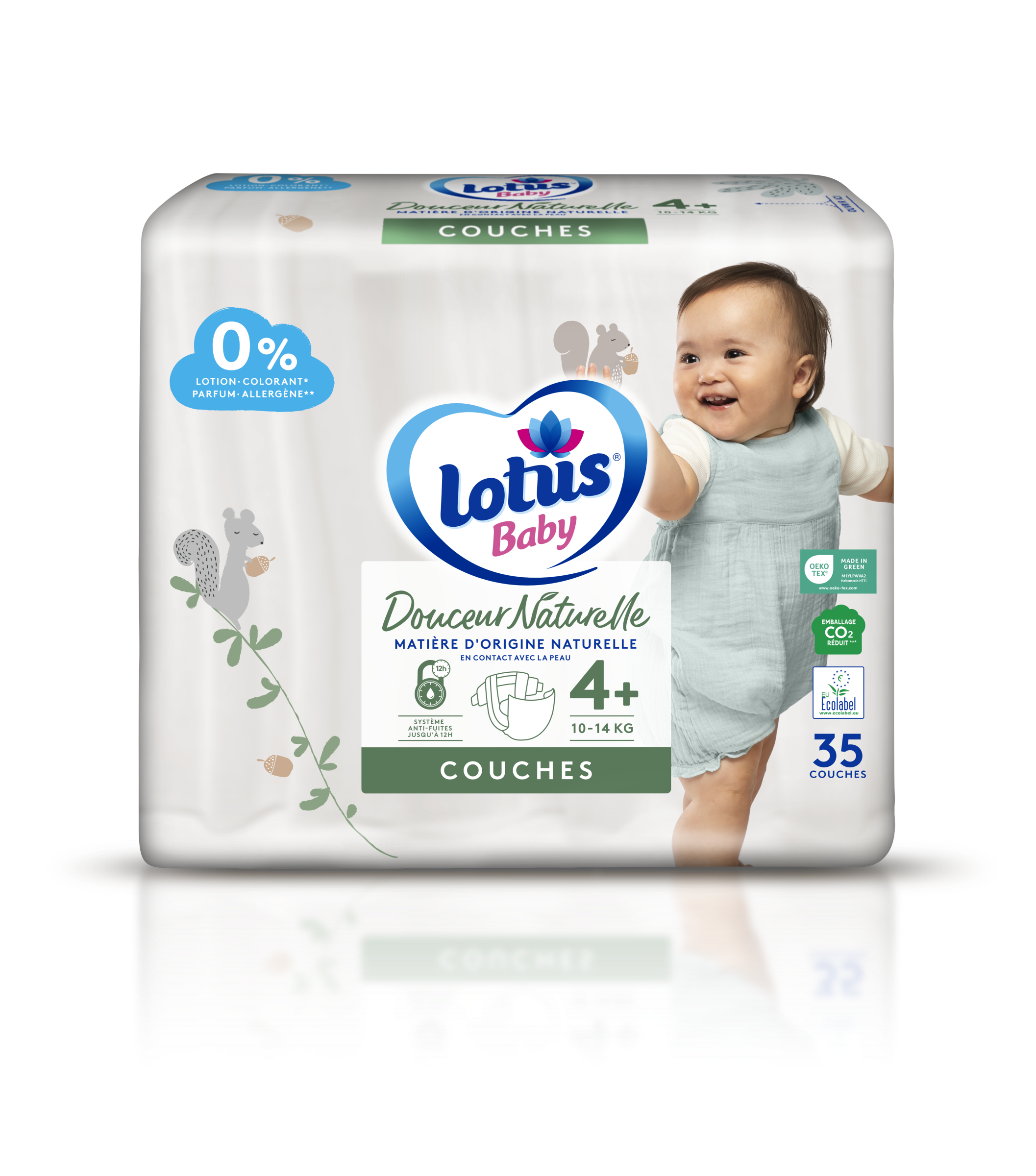 LOTUS Lingettes papier toilette humide fresh natural 42 lingettes pas cher  