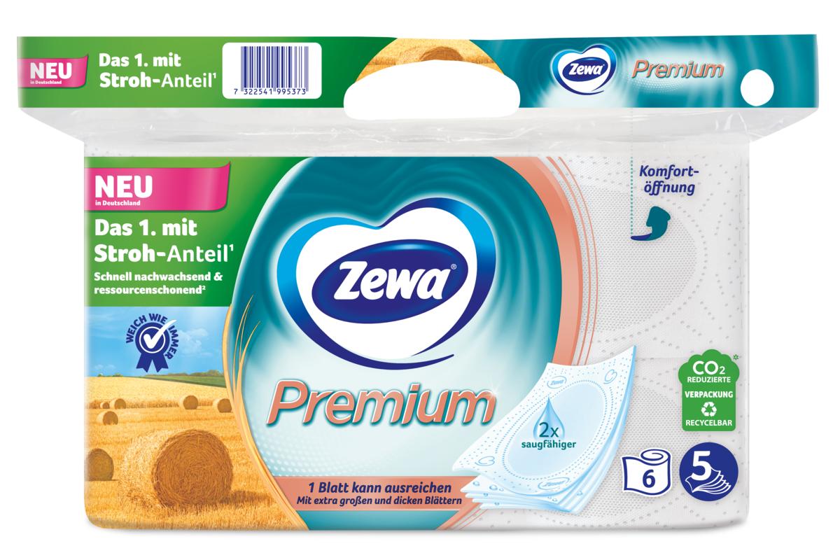 Zewa Premium mit Stroh-Anteil - Zewa