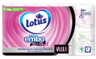 Lotus Soft Embo Design Art Vallila