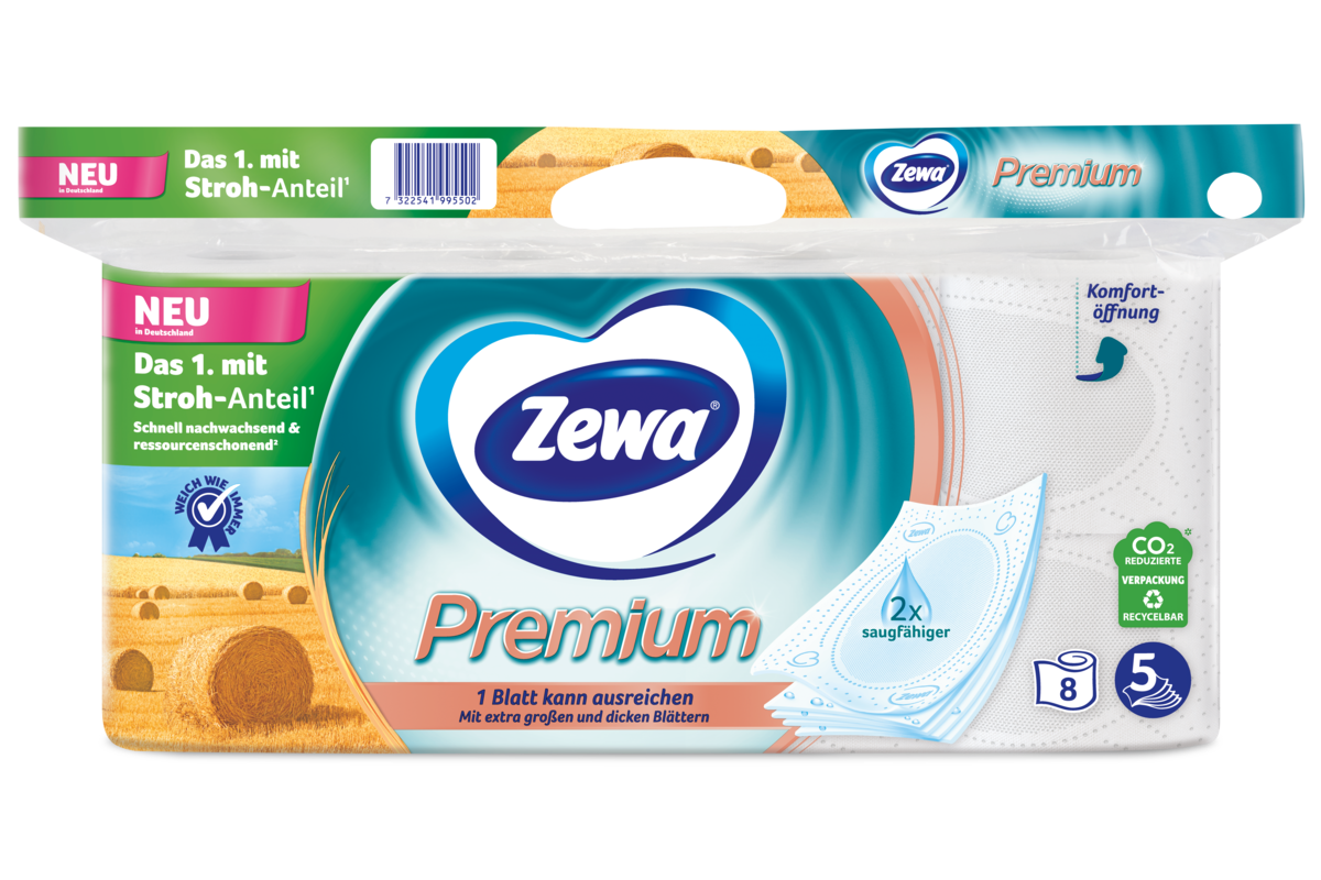 Zewa Premium mit Stroh-Anteil - Zewa