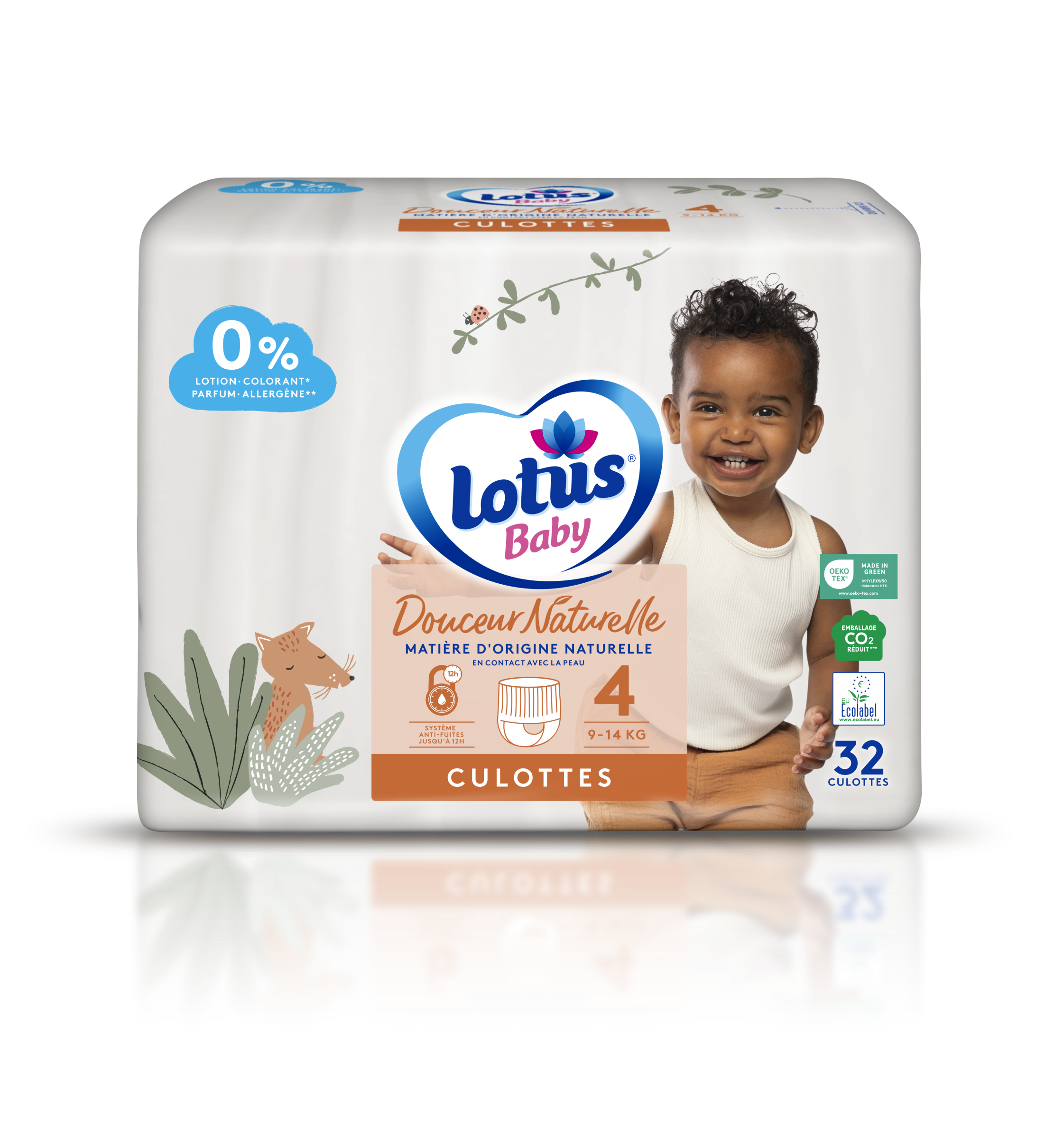 Les cotons non blanchis Pure Natural - Lotus Baby