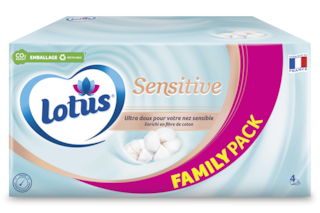 Lotus Boîte Mouchoirs Sensitive