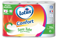 Lotus Papier Toilette  Confort Sans Tube