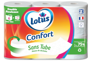 Lotus Papier Toilette Confort Sans Tube