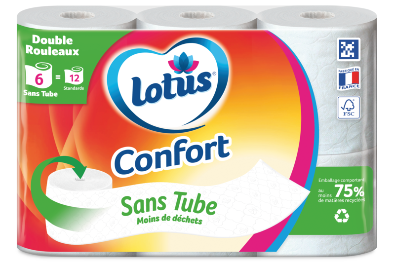 Slider main image for Lotus Papier Toilette  Confort Sans Tube 2