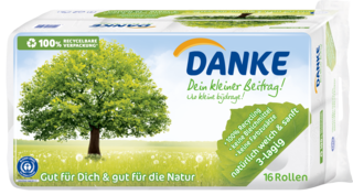 Danke - Dein kleiner Beitrag im Badezimmer