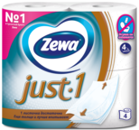 Zewa Туалетная бумага Just1, 4 слоя
