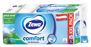 Zewa comfort Das Reinweisse Toilettenpapier 3 lagig