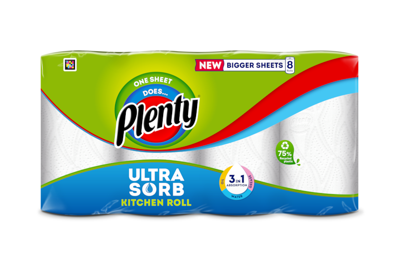 Slider main image for Plenty Ultrasorb Kitchen Roll 7