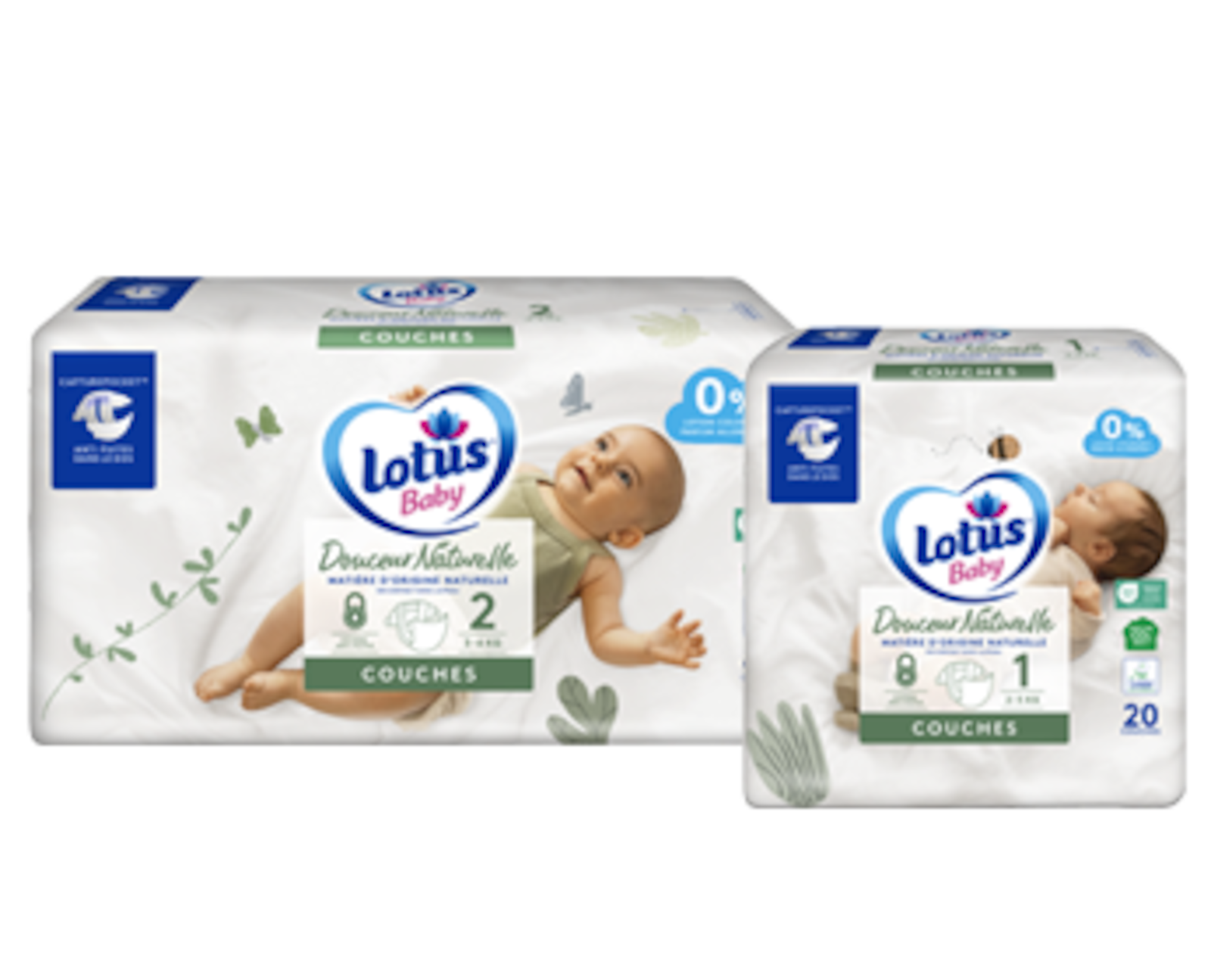 Lotus Baby Couches Touch taille 1 (2-5 kg) - 22 couches - Comparer