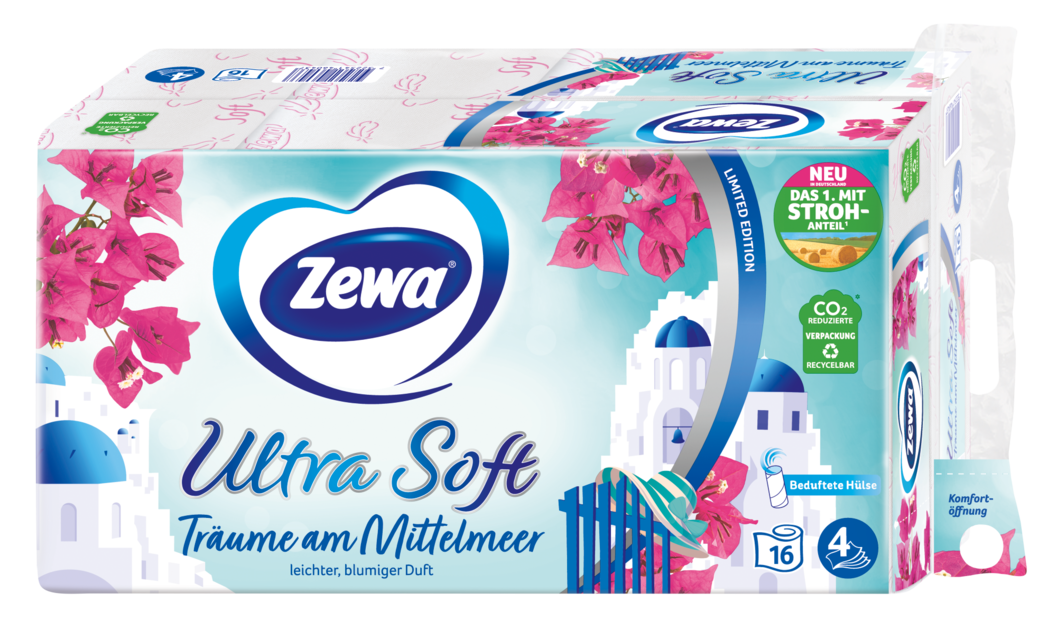 Zewa Ultra Soft Limited Edition mit Stroh-Anteil - Zewa