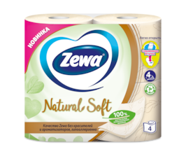 Zewa Туалетний папір  Exclusive Natural Soft