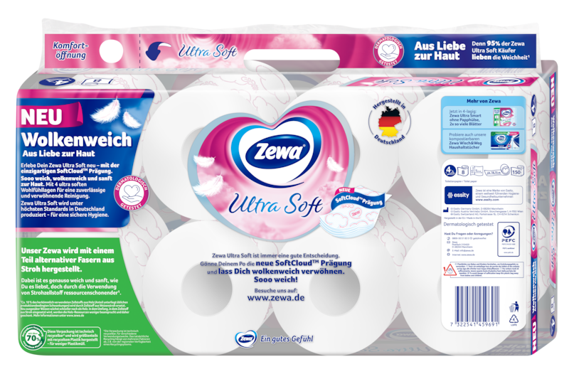 Slider main image for Zewa Ultra Soft Toilettenpapier 5