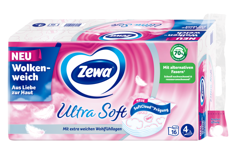 Slider main image for Zewa Ultra Soft Toilettenpapier 3