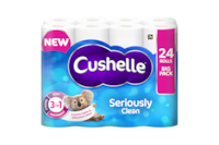 Cushelle Seriously Clean Toilet Roll Standard Rolls