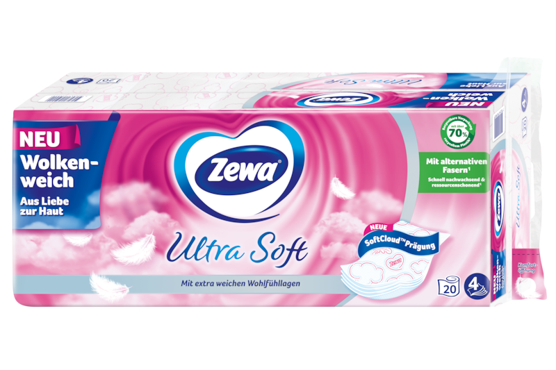Slider main image for Zewa Ultra Soft Toilettenpapier 4