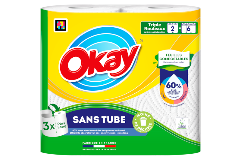 Slider main image for Okay Essuie-tout Sans Tube 1