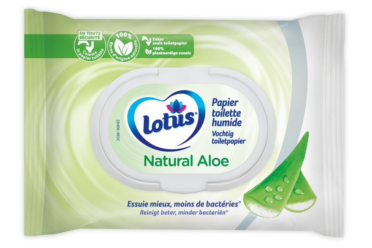 Papier toilette humide Aloe vera LOTUS : le paquet de 80 lingettes à Prix  Carrefour