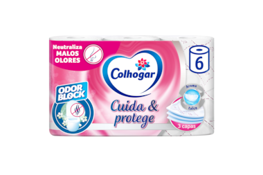 Colhogar Papel Higiénico Cuida&Protege blanco
