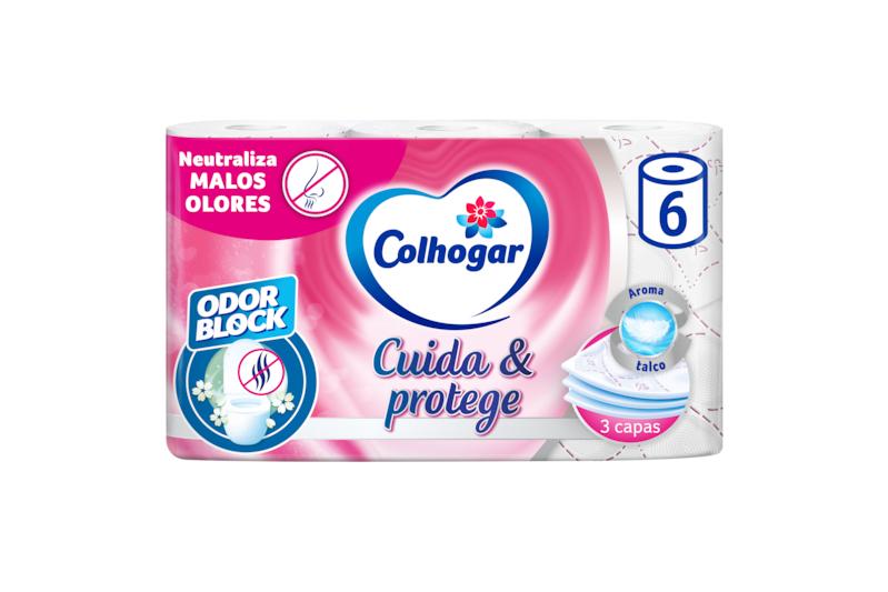 Colhogar Papel Higiénico Cuida&Protege blanco