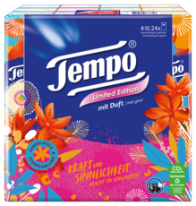 Tempo Taschentücher mit Duft Kraft und Sinnlichkeit