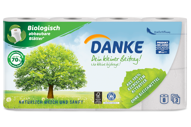Danke - Dein kleiner Beitrag im Badezimmer