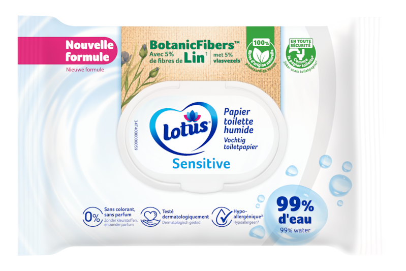 Slider main image for Lotus Papier toilette humide Sensitive 1