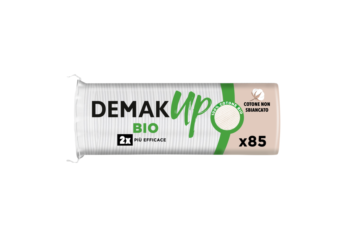 Demak'up Sensitive dischetti struccanti in cotone, Maxi Formato 4 confezioni da 64 dischetti, 256 dischetti totali