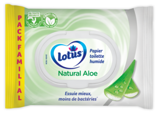 Lotus Papier toilette humide Aloe Vera Douceur