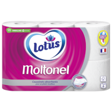 Lotus Papier toilette Moltonel Blanc