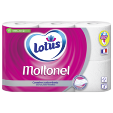 Lotus Papier toilette Moltonel Blanc