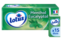 Lotus Etuis Mouchoirs Menthol Eucalyptol
