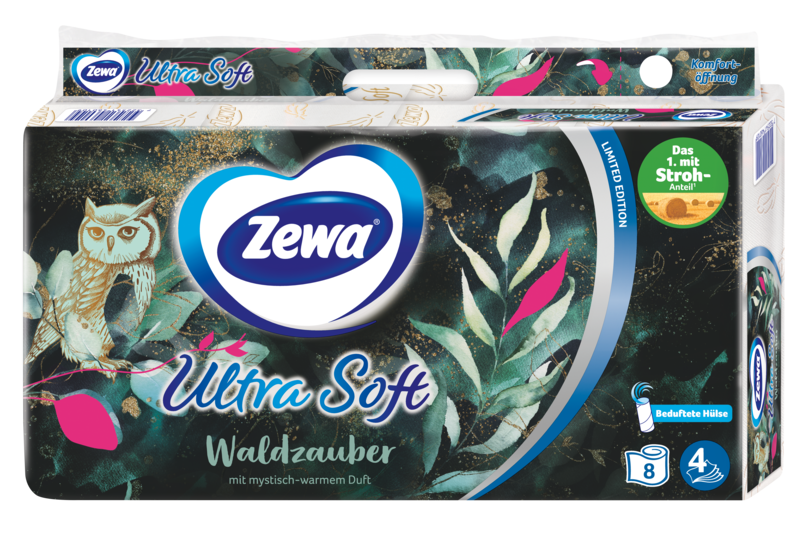 Zewa Ultra Soft Limited Edition mit Stroh-Anteil