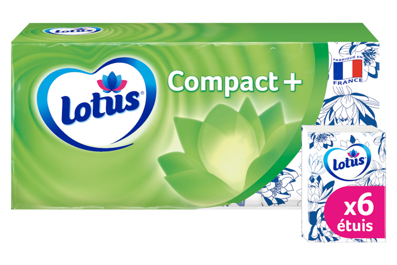 Slider main image for Lotus Mouchoirs  Compact+ 1